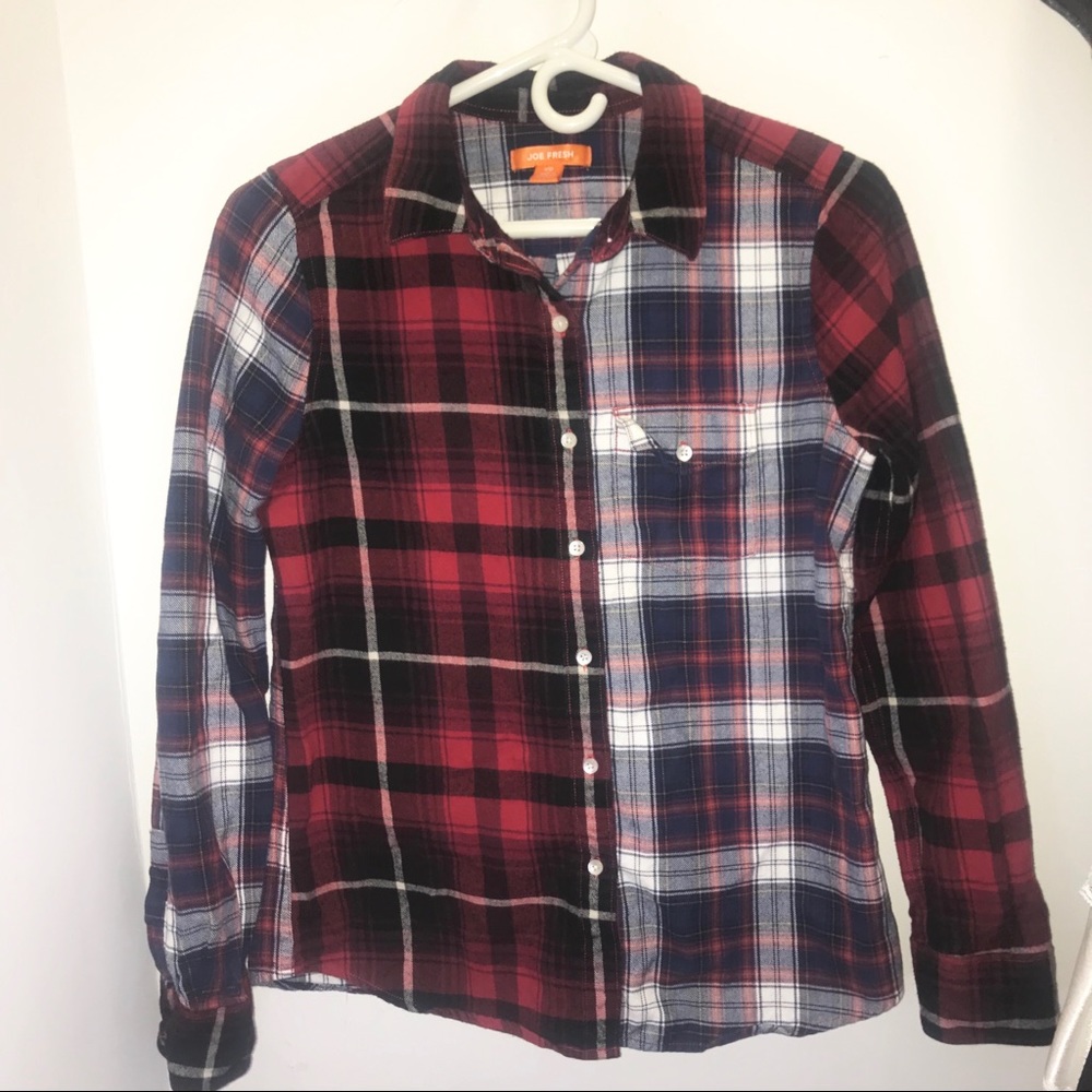 Red & Blue Plaid Flannel